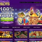 Majestic Slots Casino est approuvé par Code Bonus Casino