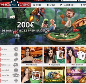 Winbiz Casino est un live casino en ligne avec machines a sous Netent