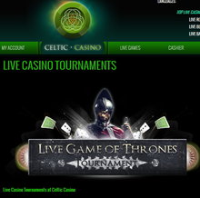 Tournoi Celtic Casino Live Game of Thrones