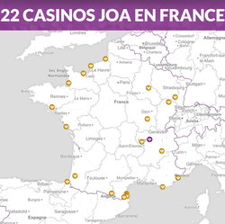 JOA compte 22 casinos terrestres en France