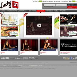 Lucky31, le live Casino francais