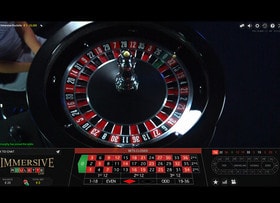 Plan ralenti sur la roulette immersive