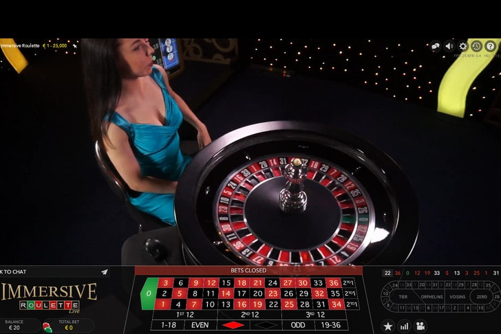 Roulette Immersive de Evolution Gaming Roulette Immersive de Evolution Gaming
