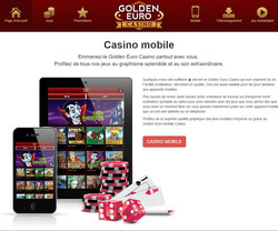 Golden Euro Casino presente ses nouveaux jeux sur Code Bonus Casino