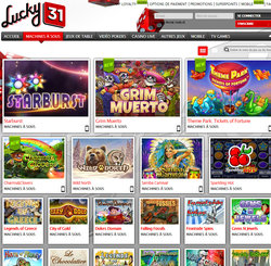 Machines a sous sur Lucky31 casino