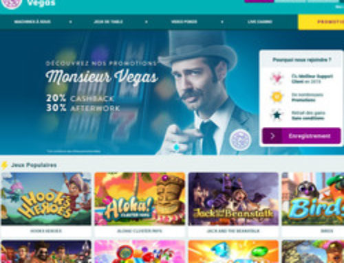 Nouveaux logiciels jeux de casino sur Monsieur Vegas