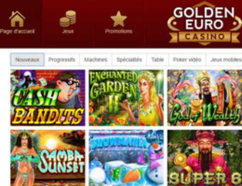 Golden Euro Casino rejoint le Top5 Code Bonus Casino
