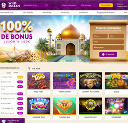 Wild Sultan Casino: Jouer en securite dans un casino fiable