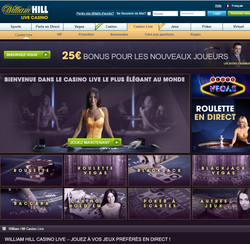 William Hill Vegas le live casino de William Hill Casino