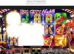 Machine a sous Sin City Nights de Betsoft