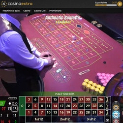 Nouvelles roulette en ligne Authentic Gaming intégrées sur Casino Extra