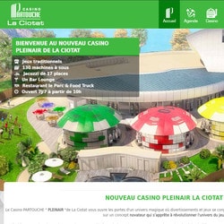 Casino La Ciotat de Marseille dispose de tables de jeux en plein air!