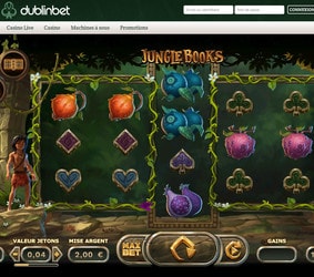 La machine à sous Jungle Books disponible sur Dublinbet