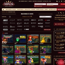 Machines a sous Leander Games sur Tropezia Palace Casino