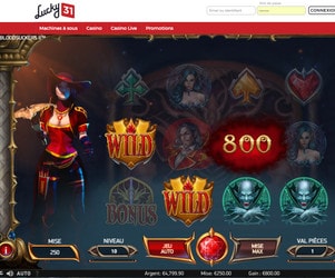 Machine à sous Blood Suckers II de Netent sur Code Bonus Casino