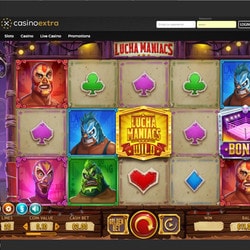 Machine à sous Lucha Maniacs du logiciel Yggdrasil sur Casino Extra