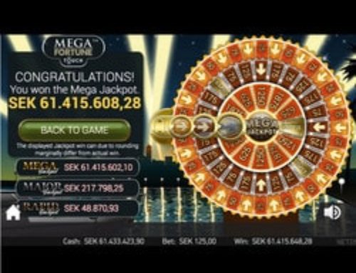 L’incroyable jackpot décroché par un suédois sur Mega Fortune