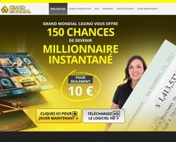 Jackpot progressif Mega Moolah décroché sur Grand Mondial Casino