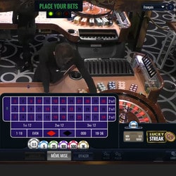 Roulette en live LuckyStreak sur Lucky31 Casino