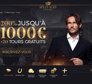 Code Bonus Casino présente Split Aces Casino