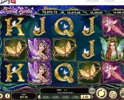 La machine à sous Faerie Spells de BetSoft disponible sur Lucky31