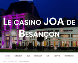 Joa conserve son contrat délégation de service public pour le Casino de Besançon