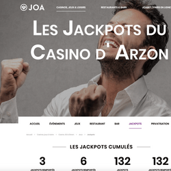 Une joueuse décroche le jackpot progressif au Casino JOA d'Arzon