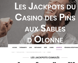 Des joueurs gagnent gros au casino des Sables-d’Olonne