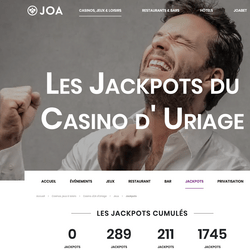 Jackpots au Casino Joa d'Uriage